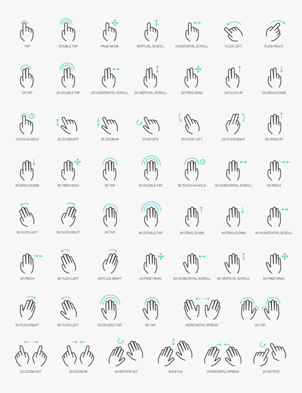 Gesture Icons