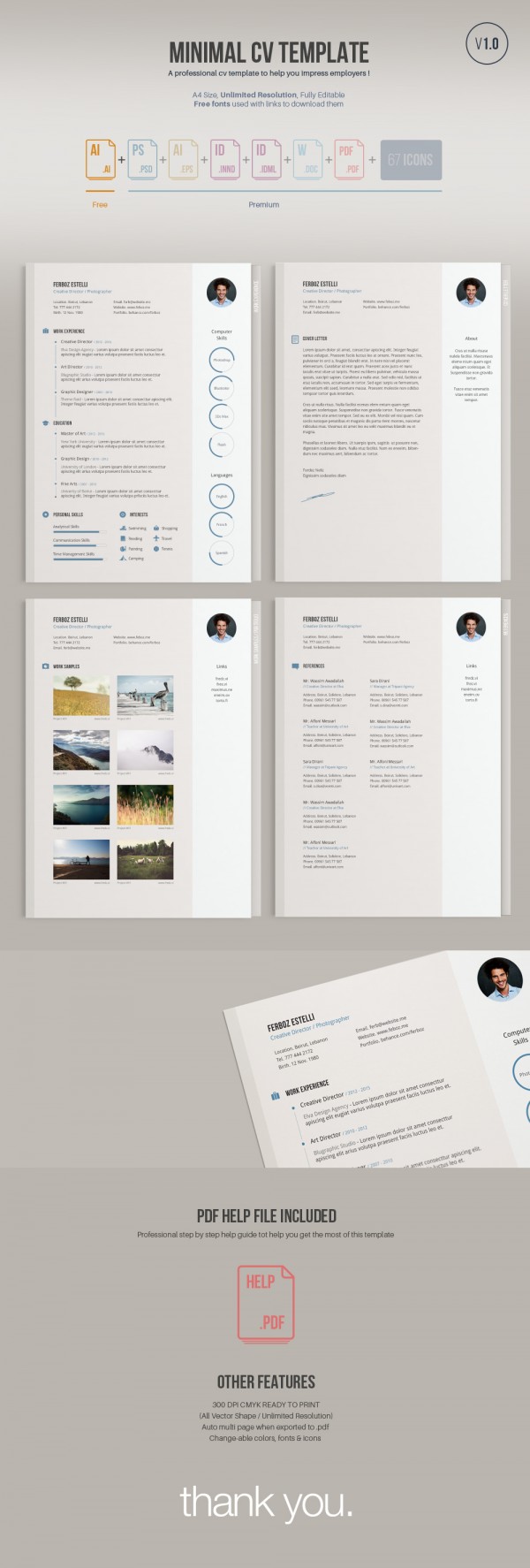 Free Minimal Cv Template