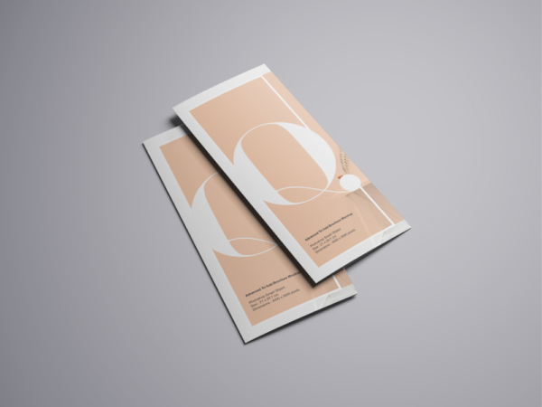 Advanced A4 Trifold Brochure Mockup